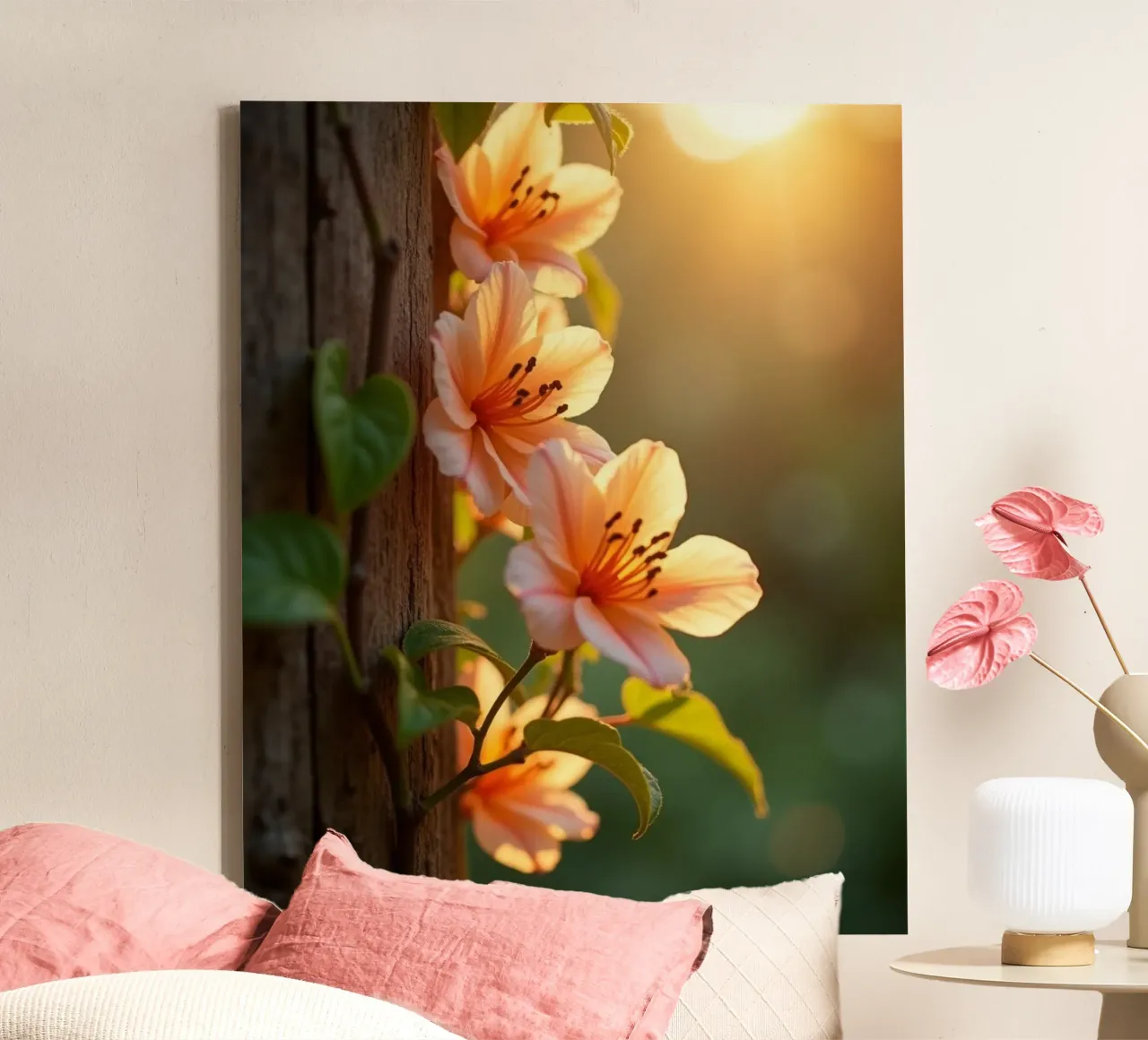 Geheime botanica canvas met Baklijst van Bold Blooms