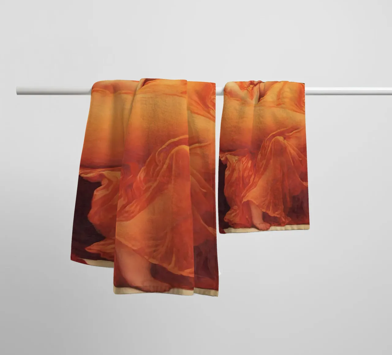 Flaming June par Frederic Leighton serviette de bain de Venus Art