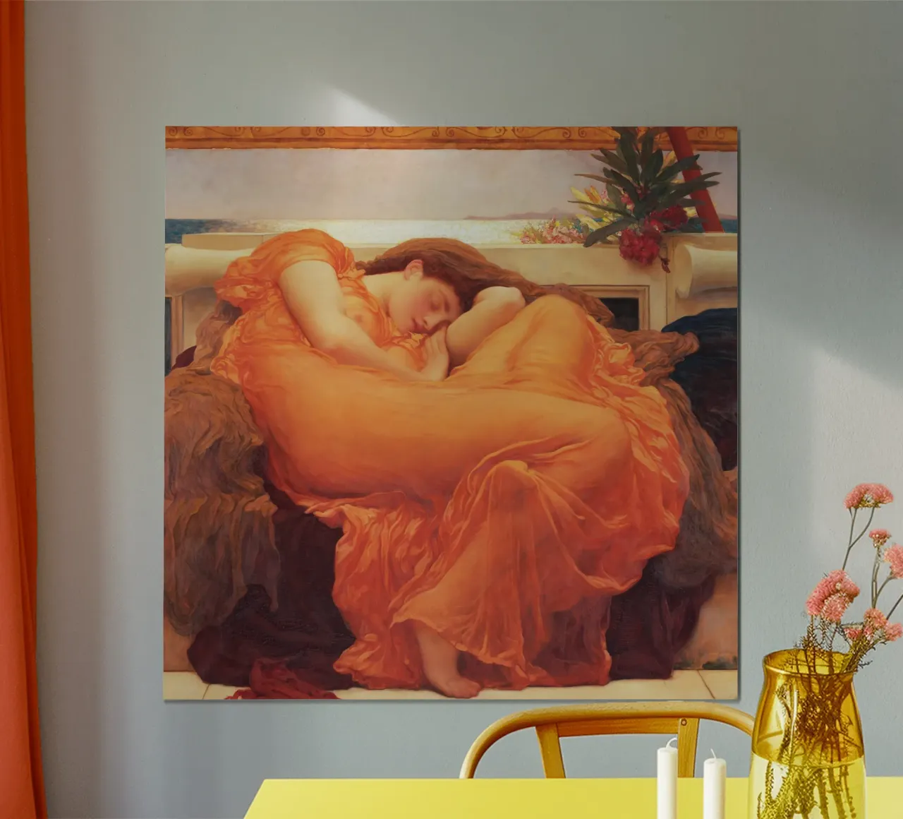 Flaming June de Frederic Leighton hahnemühle de Venus Art