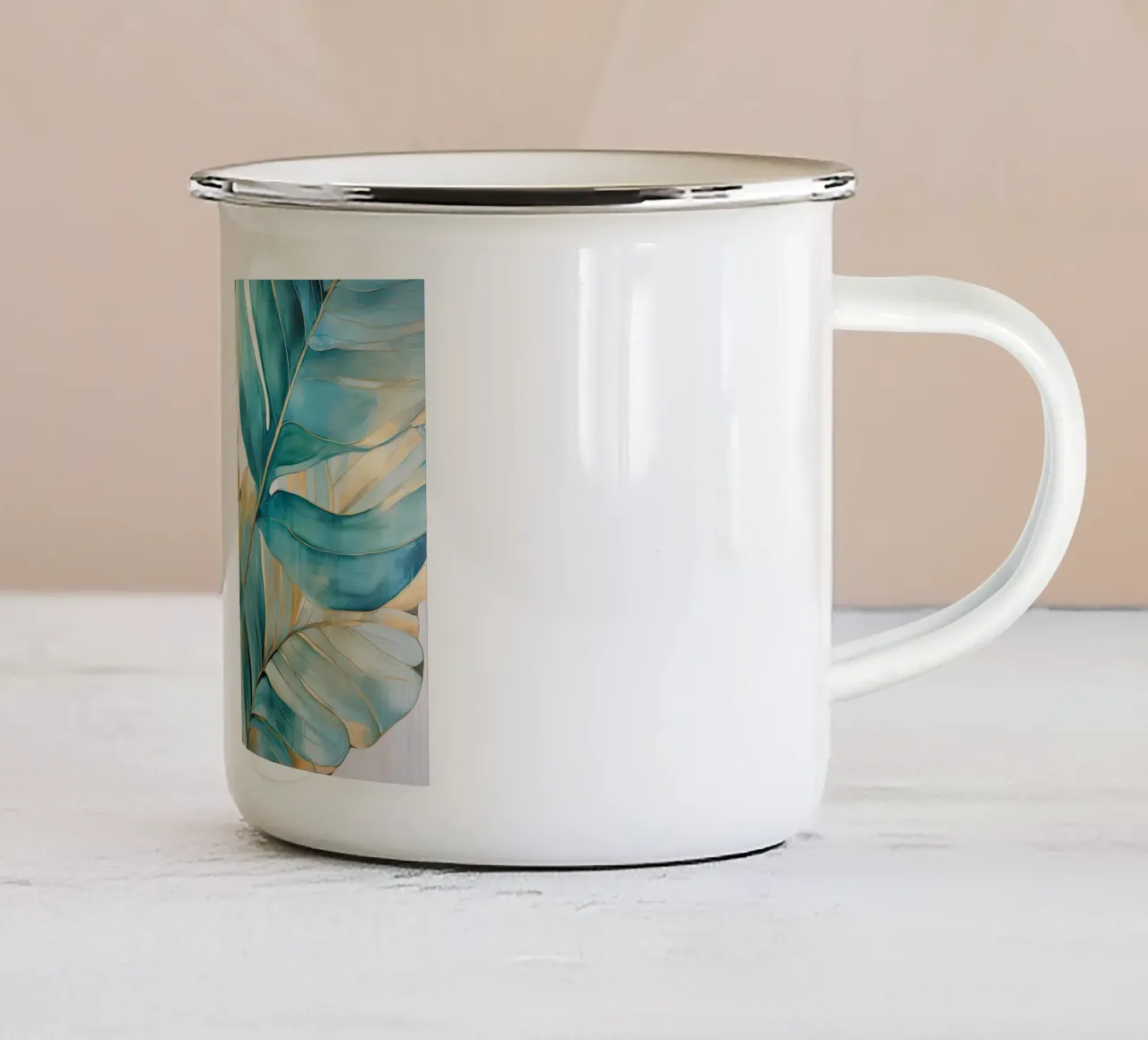 Arte da parete di Imagine tazza in smalto da Imagine