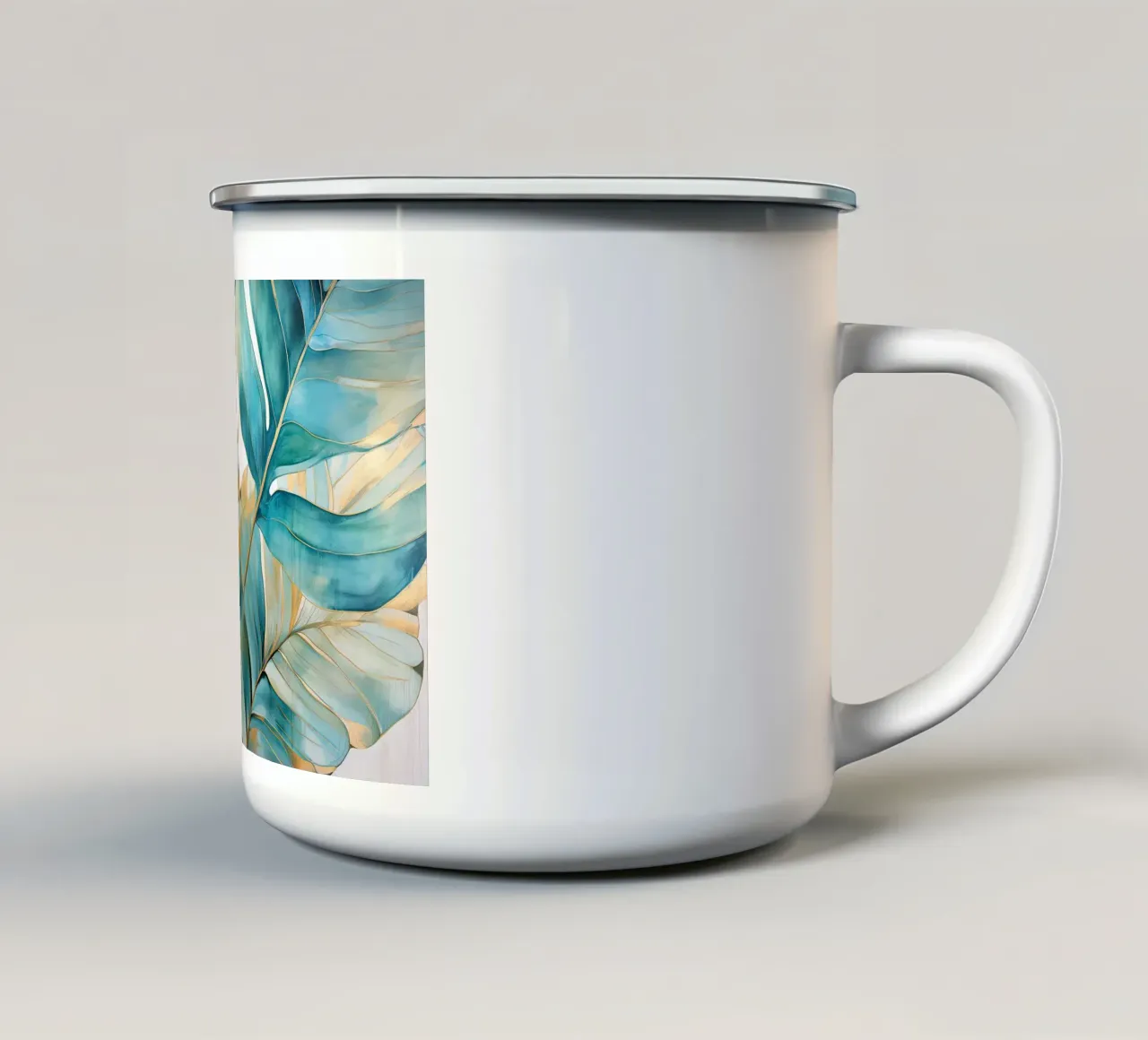 Arte da parete di Imagine tazza in smalto da Imagine