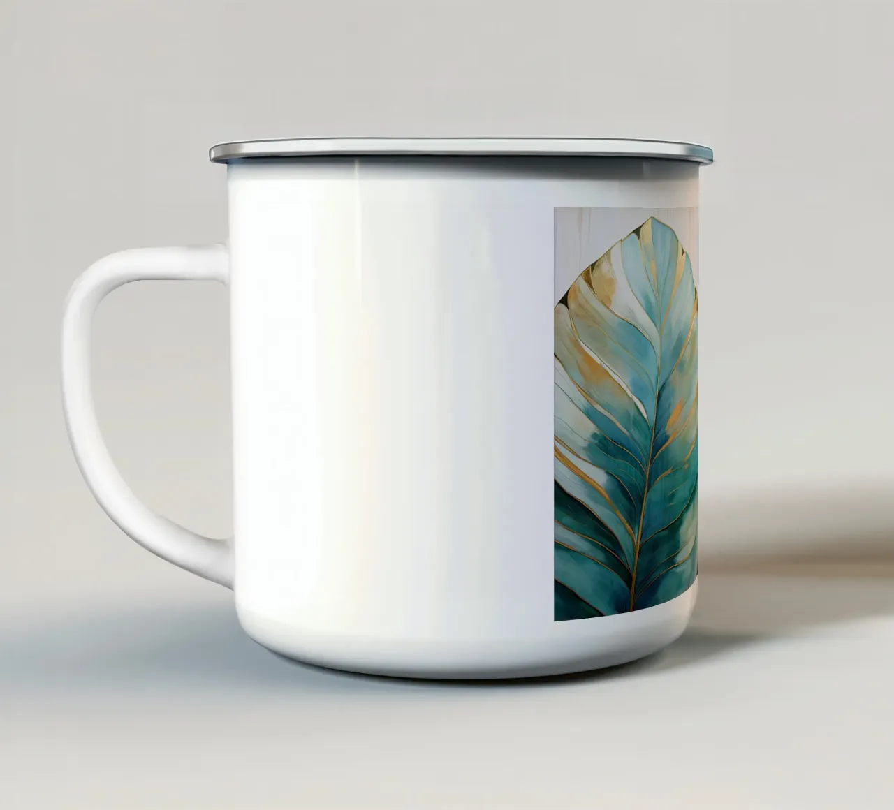 Arte da parete di Imagine tazza in smalto da Imagine