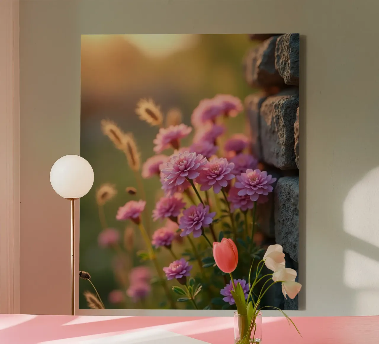 Geheime botanica canvas met Baklijst van Bold Blooms