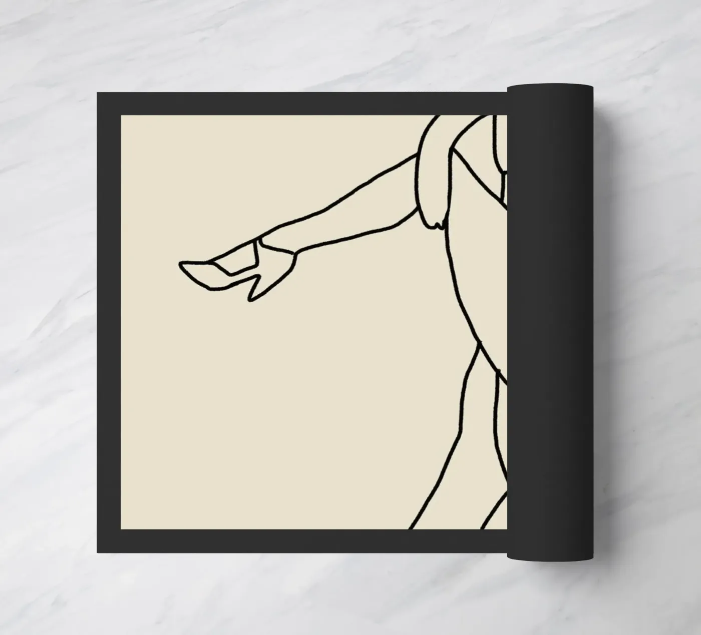 Dancing cats 3 doormat by Little Dean