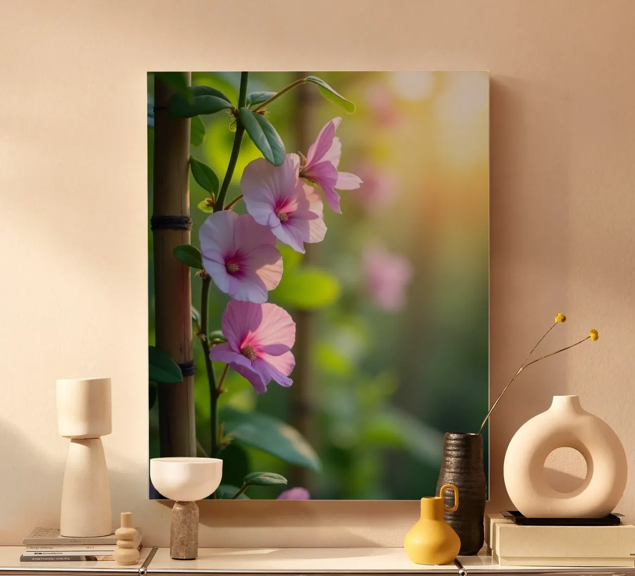Geheime botanica canvas met Baklijst van Bold Blooms