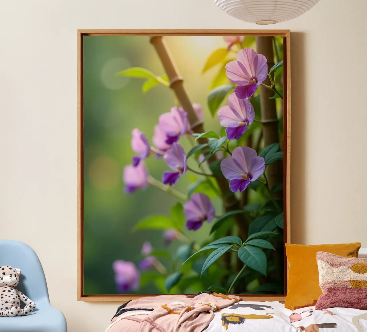 Geheime Botanik Leinwand mit Schattenfugenrahmen von Bold Blooms