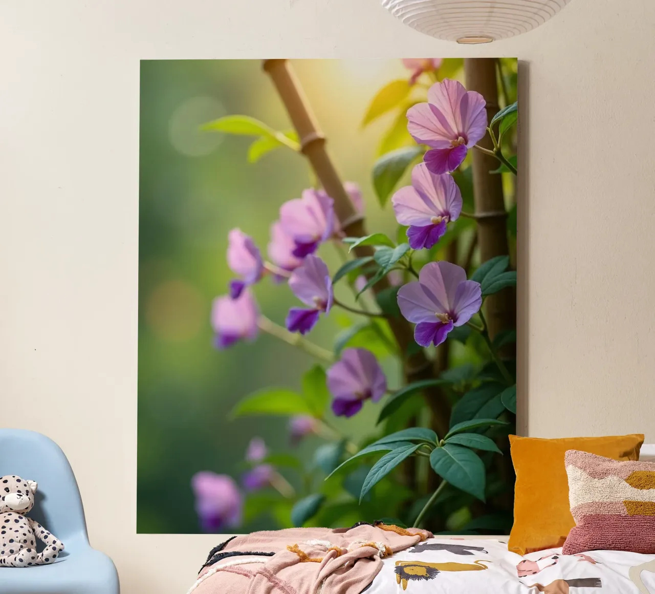 Geheime Botanik Leinwand mit Schattenfugenrahmen von Bold Blooms