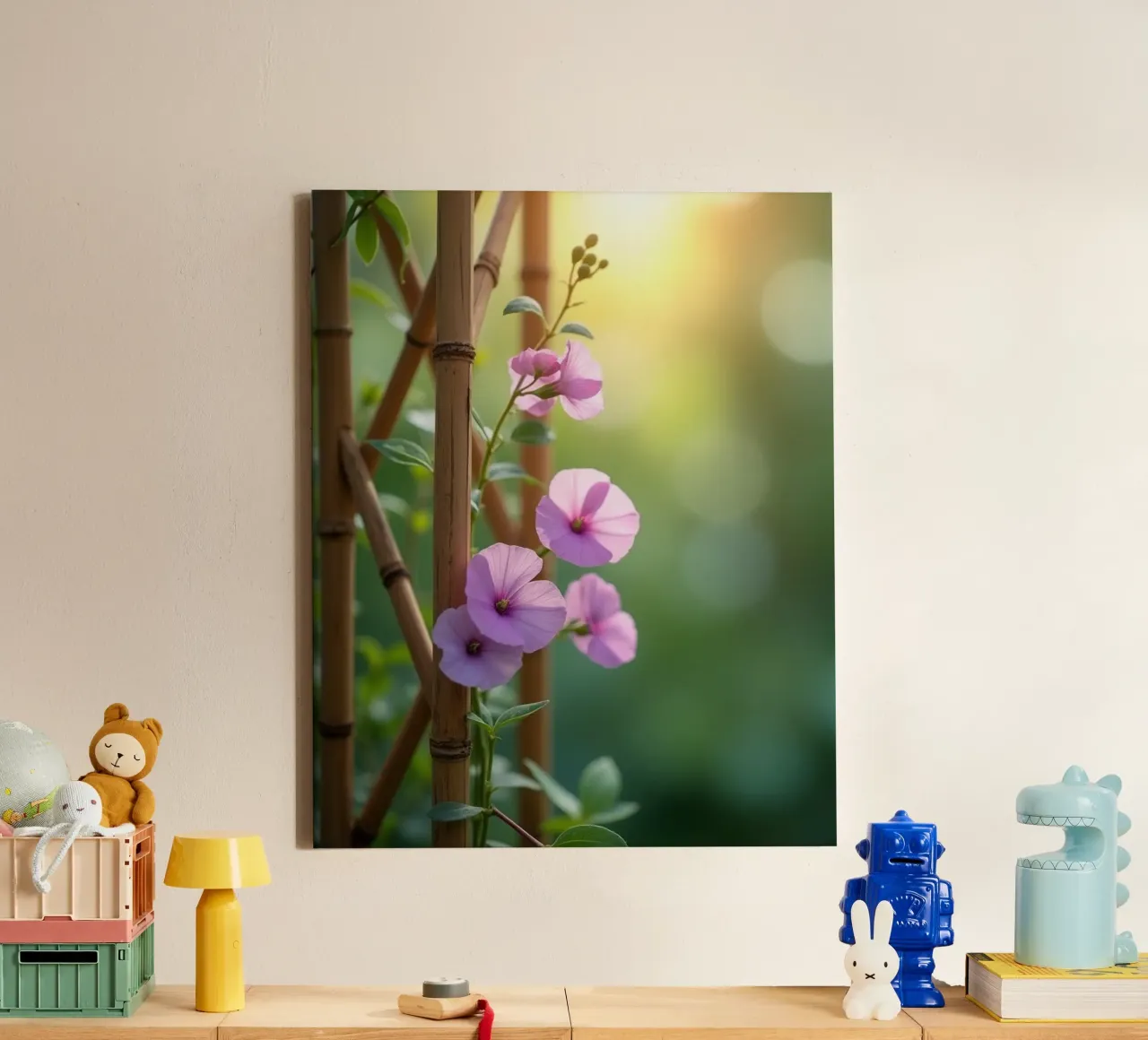 Geheime botanica canvas met Baklijst van Bold Blooms