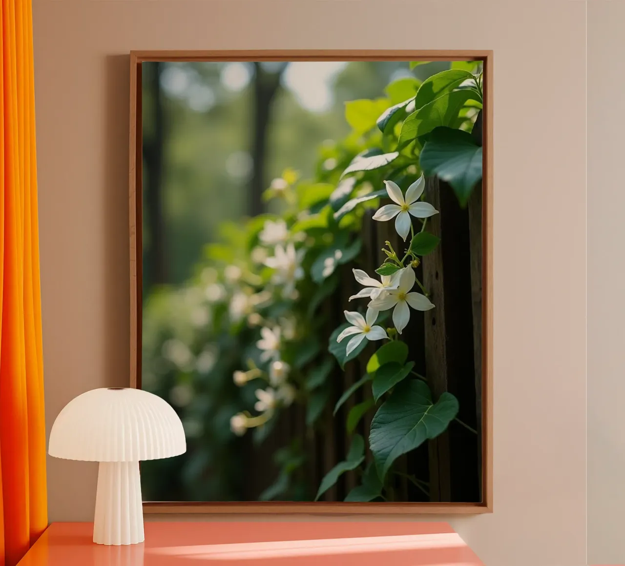 Geheime botanica canvas met Baklijst van Bold Blooms