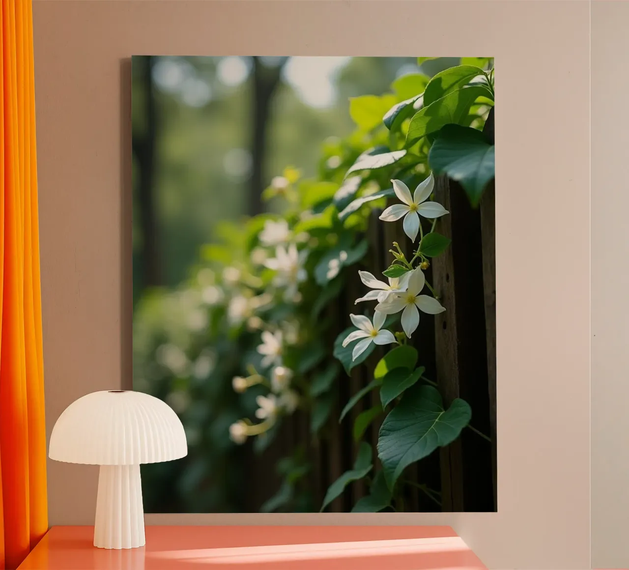 Geheime botanica canvas met Baklijst van Bold Blooms