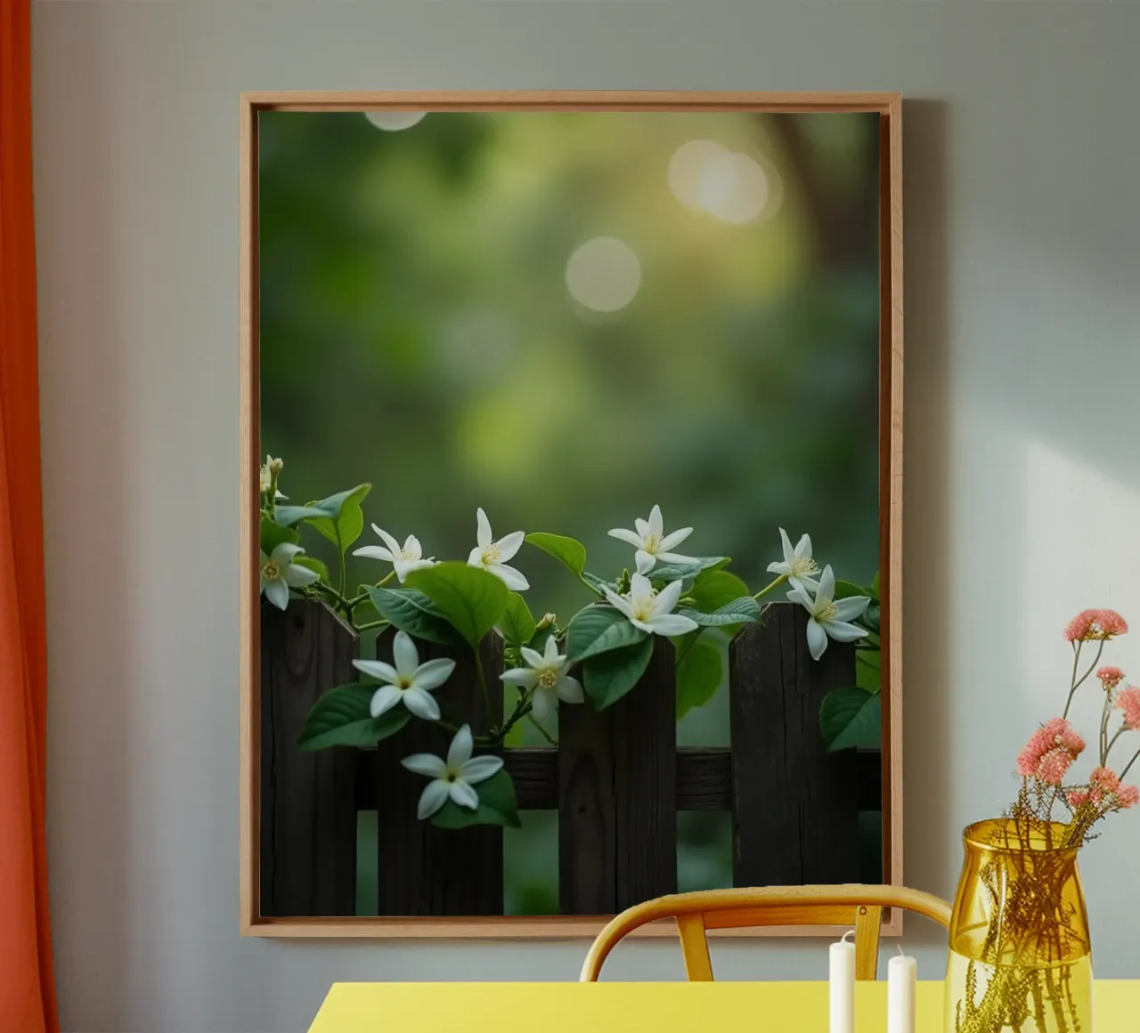Geheime Botanik Leinwand mit Schattenfugenrahmen von Bold Blooms