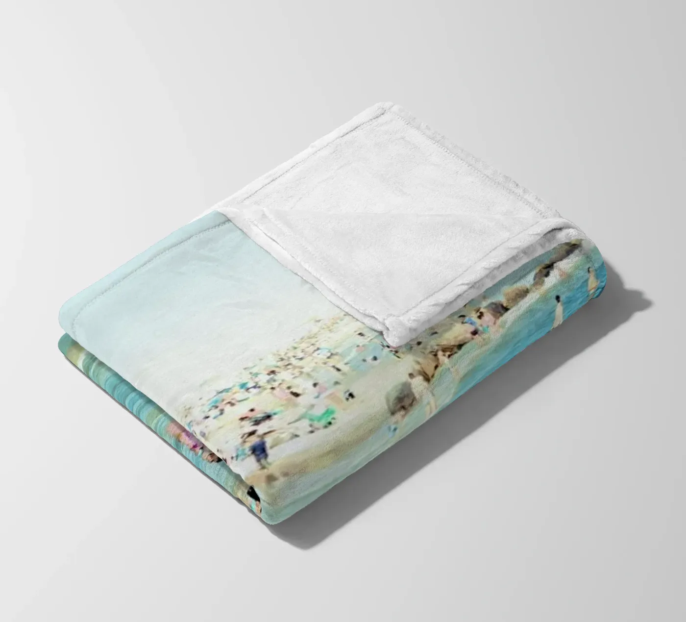 Peeps Dips fleece blanket by Mina Teslaru