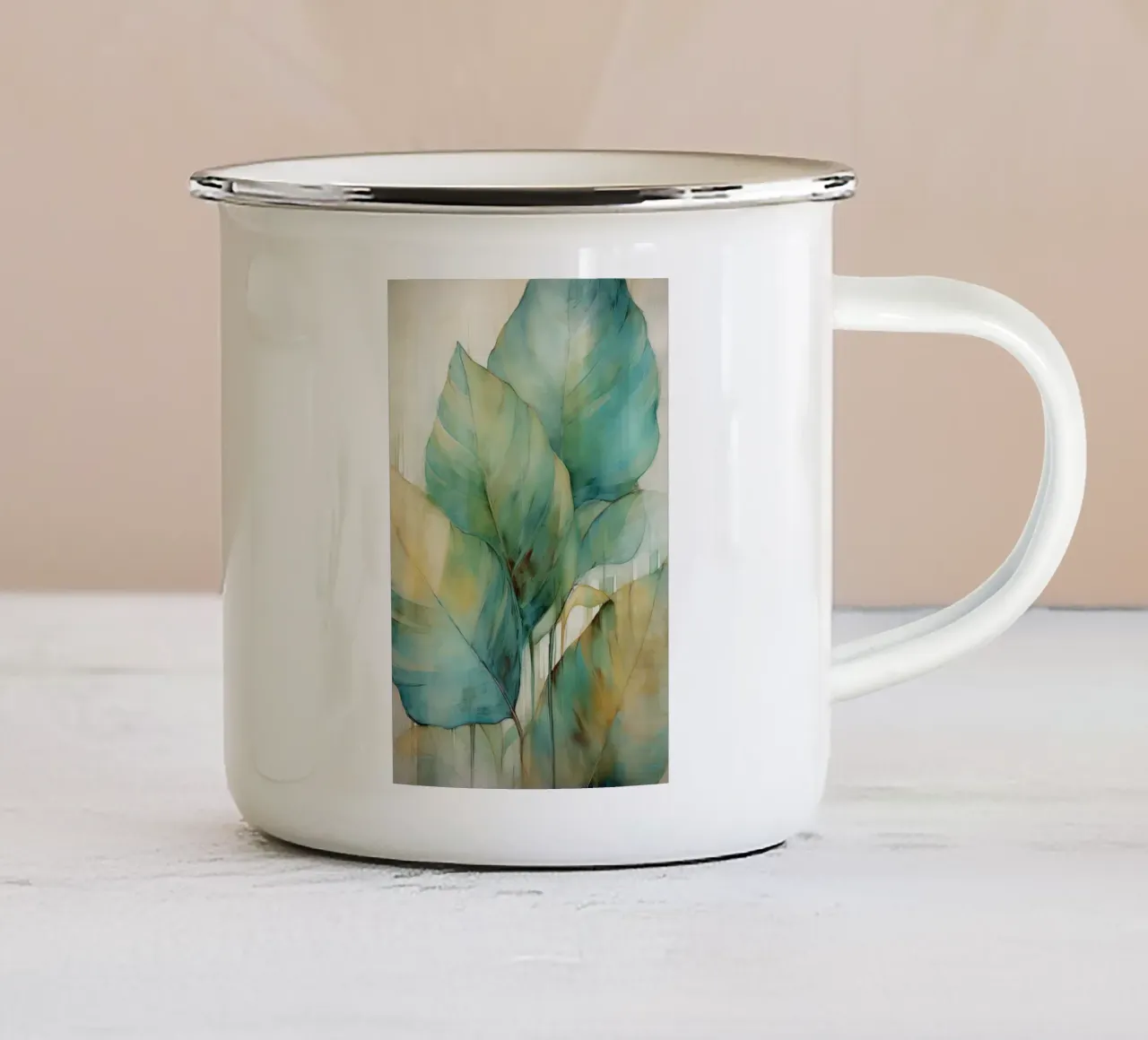 Arte da parete di Imagine tazza in smalto da Imagine