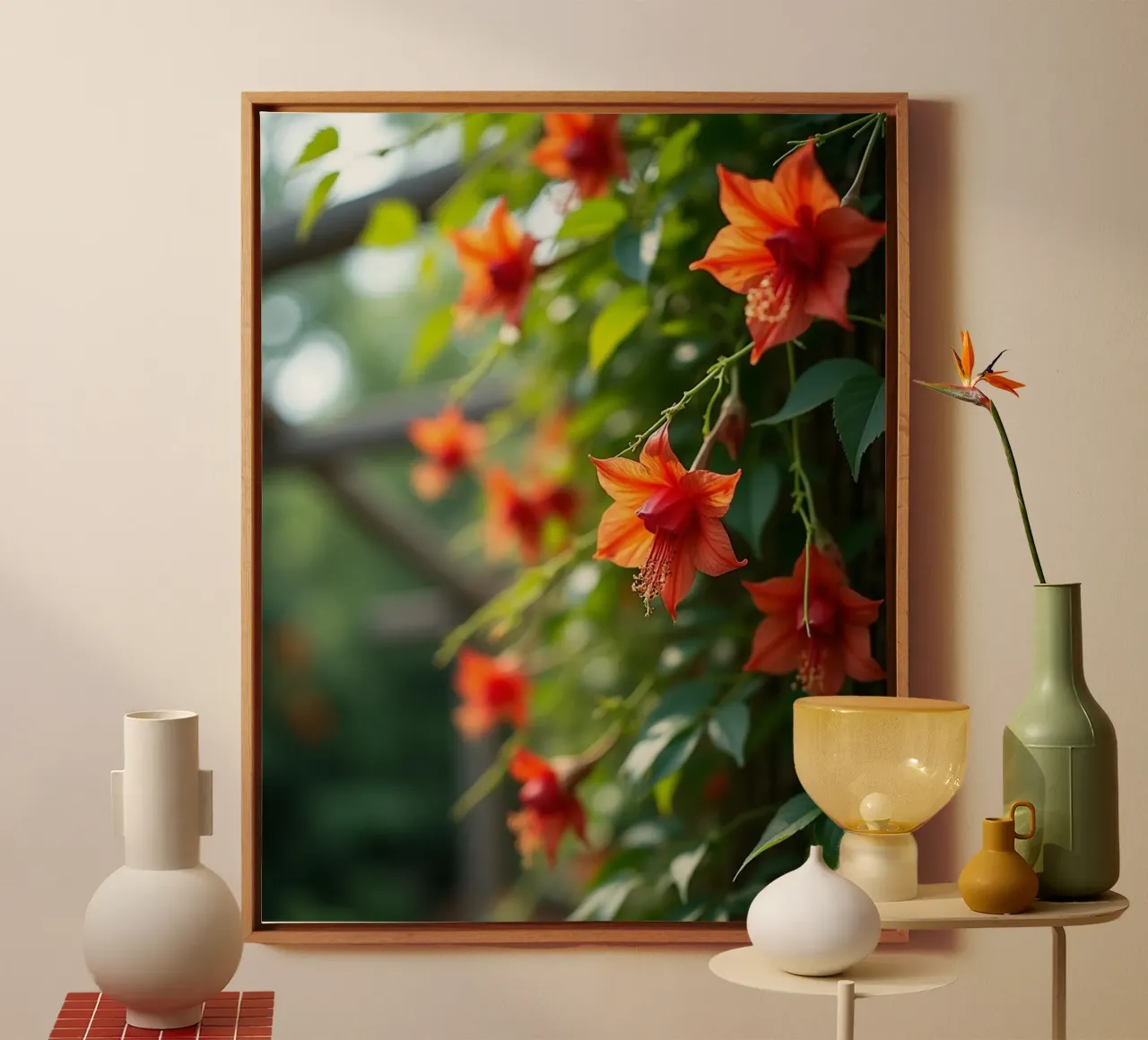 Geheime botanica canvas met Baklijst van Bold Blooms