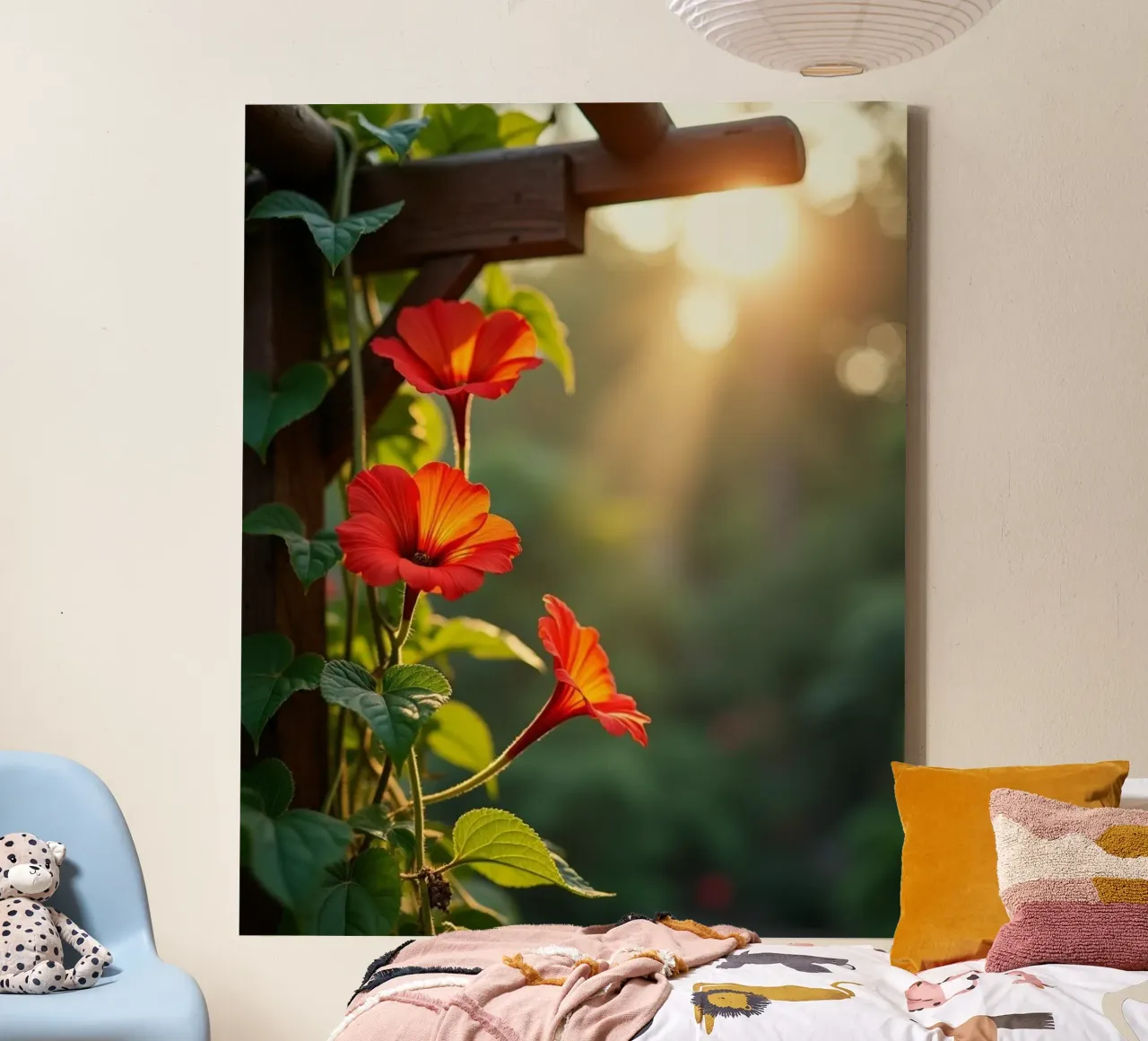 Geheime botanica canvas met Baklijst van Bold Blooms