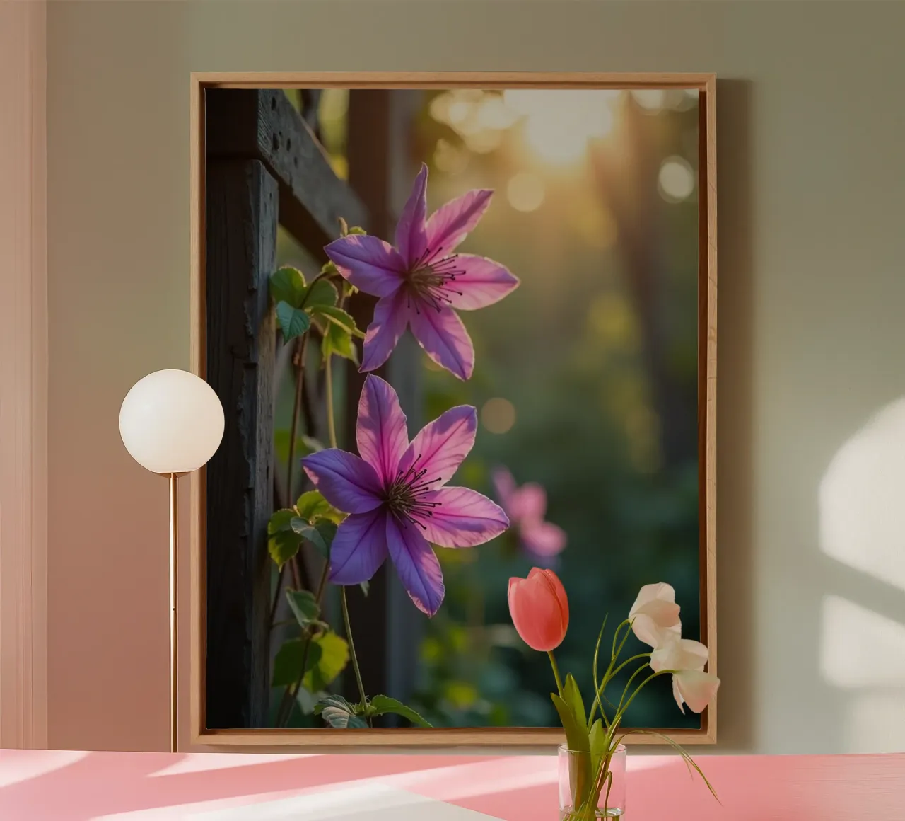 Geheime Botanik Leinwand mit Schattenfugenrahmen von Bold Blooms