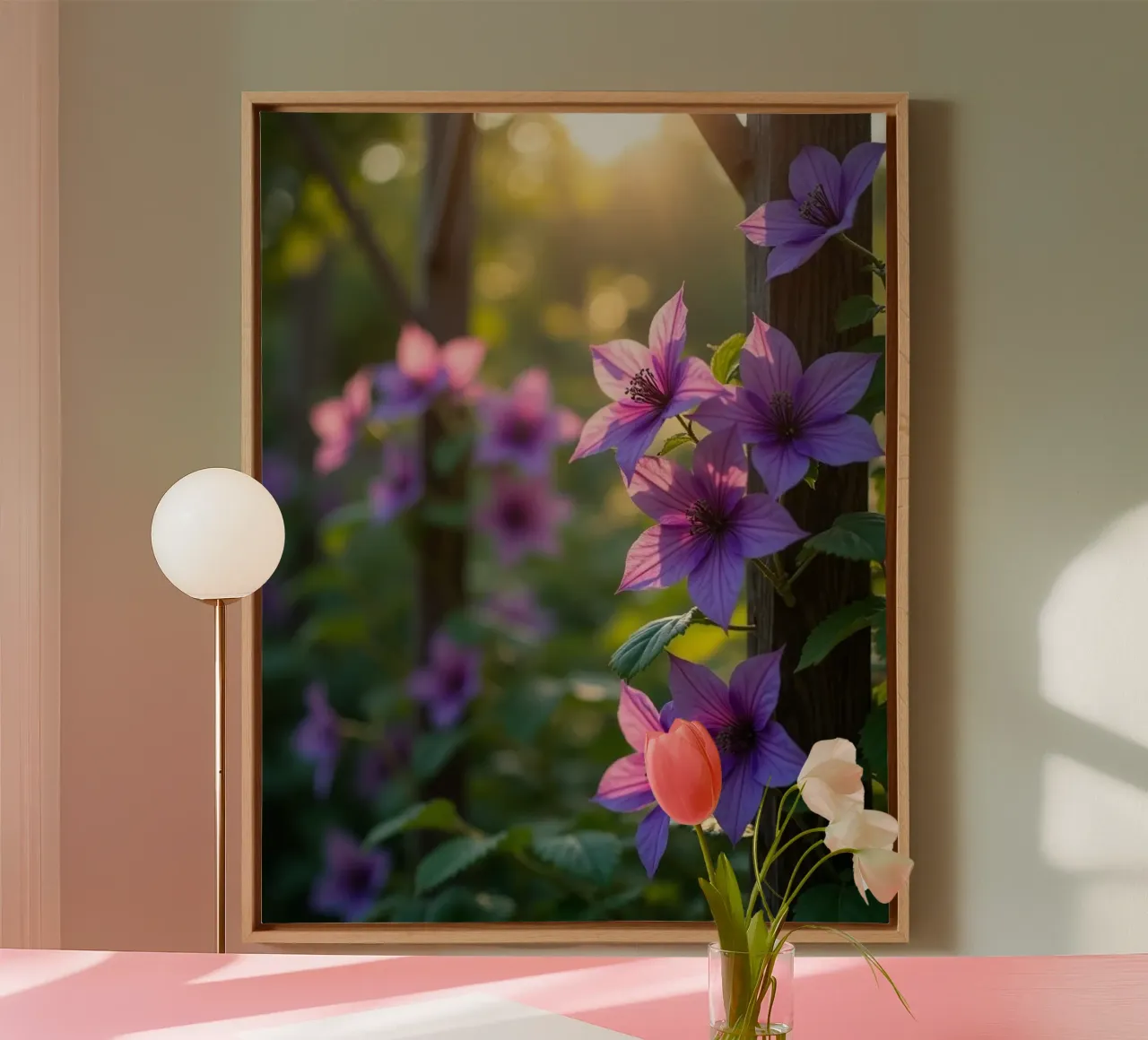 Geheime botanica canvas met Baklijst van Bold Blooms