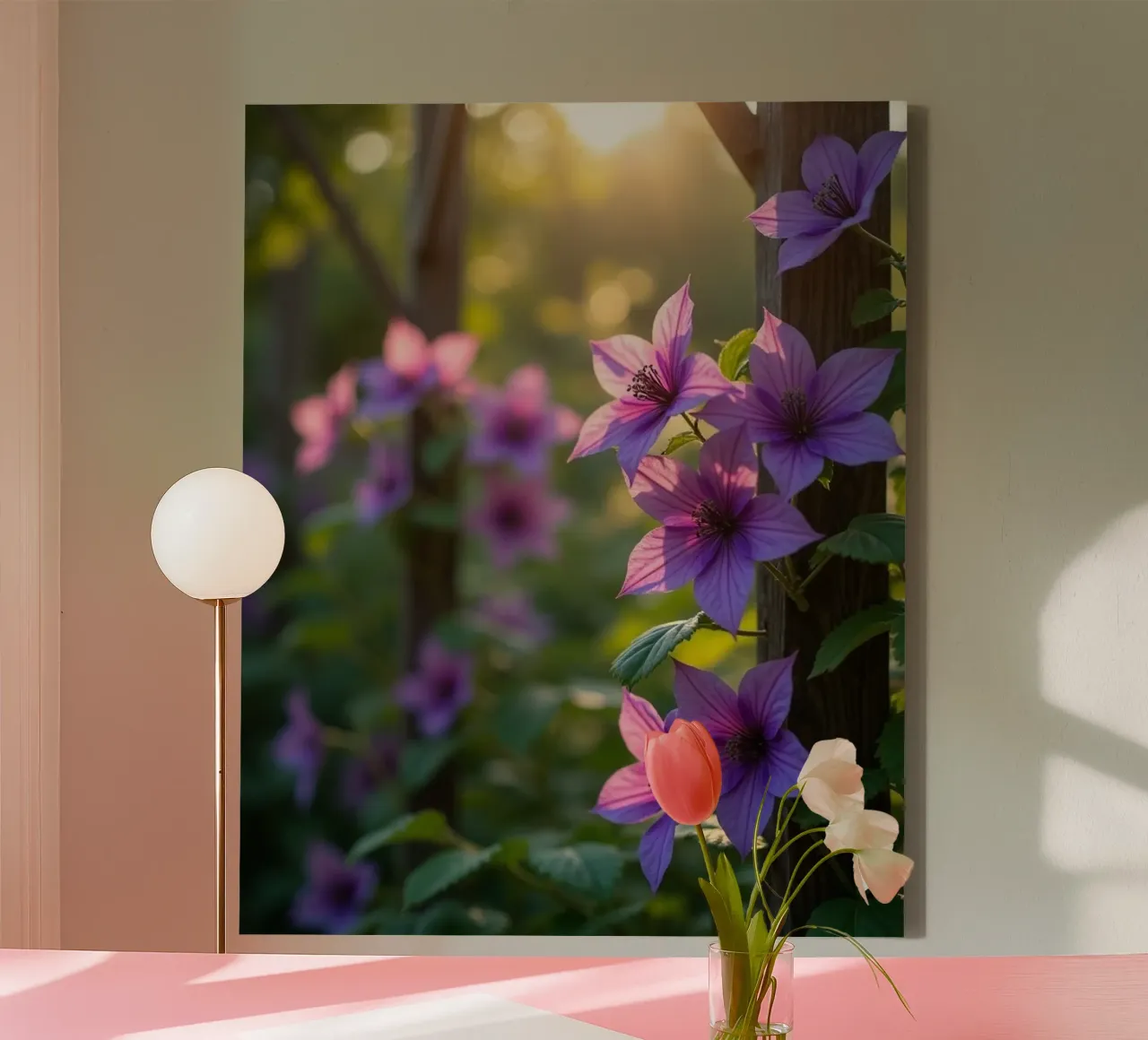 Geheime botanica canvas met Baklijst van Bold Blooms
