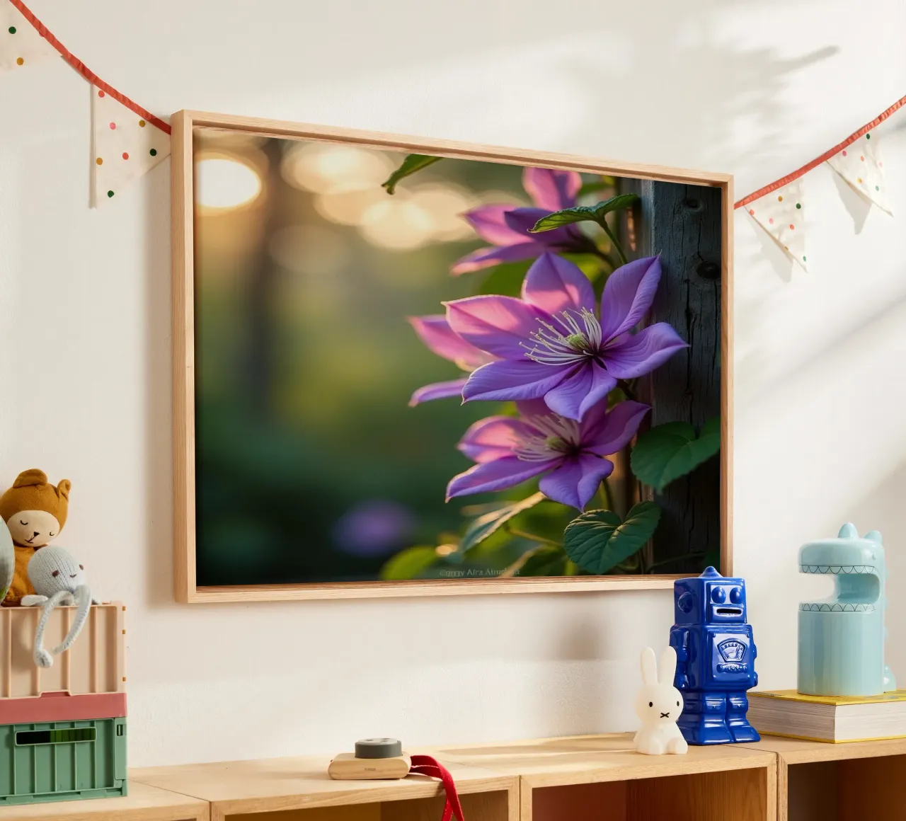 Geheime Botanik Leinwand mit Schattenfugenrahmen von Bold Blooms