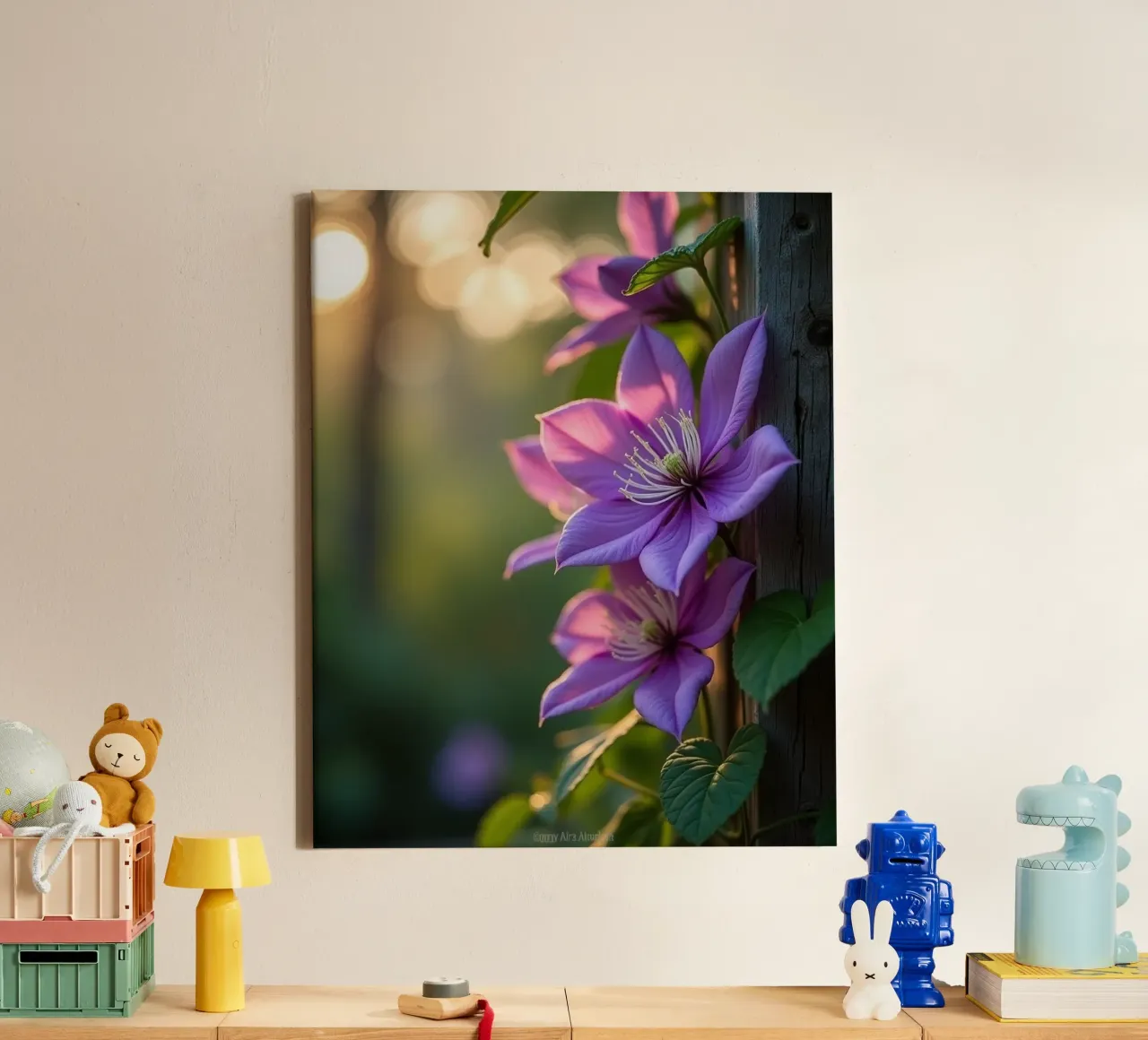 Geheime Botanik Leinwand mit Schattenfugenrahmen von Bold Blooms