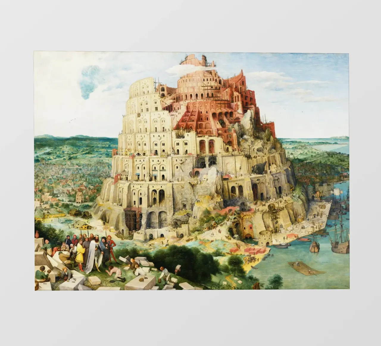 The Tower of Babel Pieter Bruegel the Elder’s 1563 pvc cover by Art History
