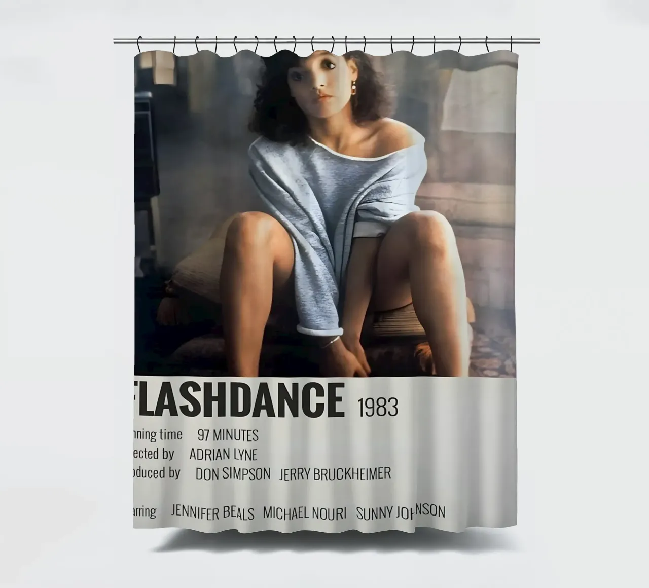 FLASHDANCE 1983 tenda da doccia da MVFminimalist