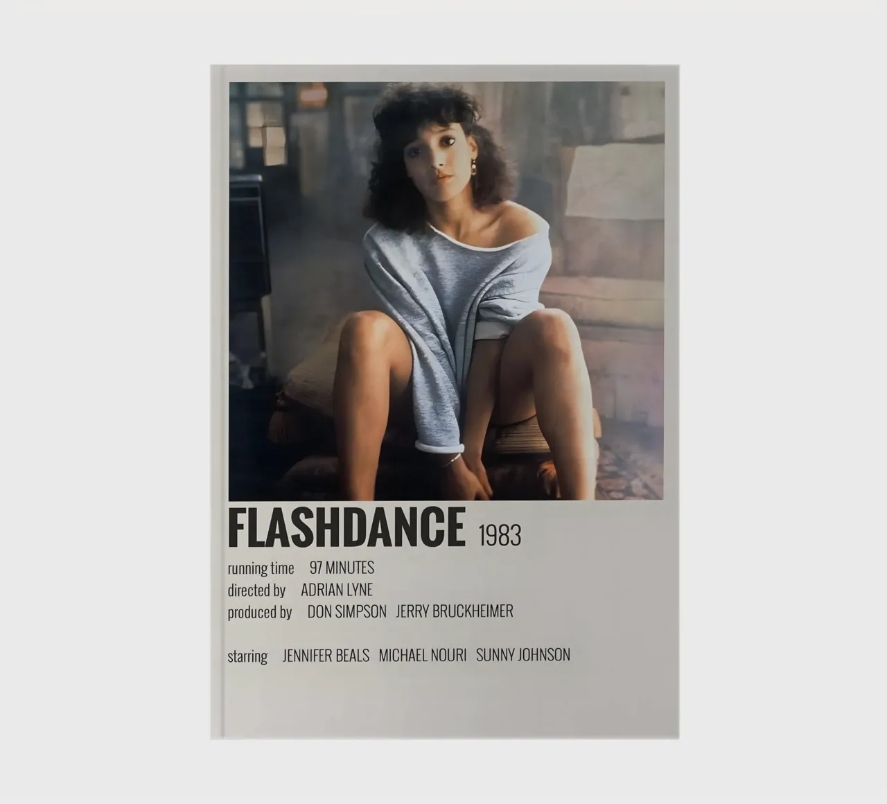 FLASHDANCE 1983 notebook by MVFminimalist