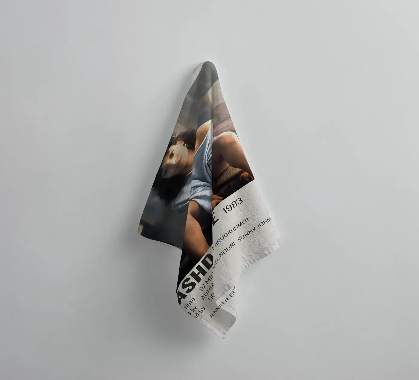 FLASHDANCE 1983 badhanddoek van MVFminimalist