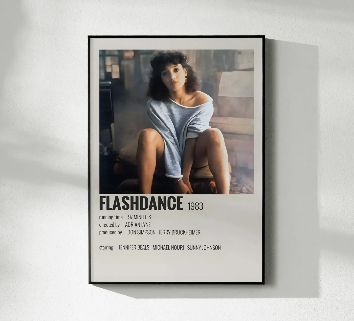 FLASHDANCE 1983 plexiglass da MVFminimalist