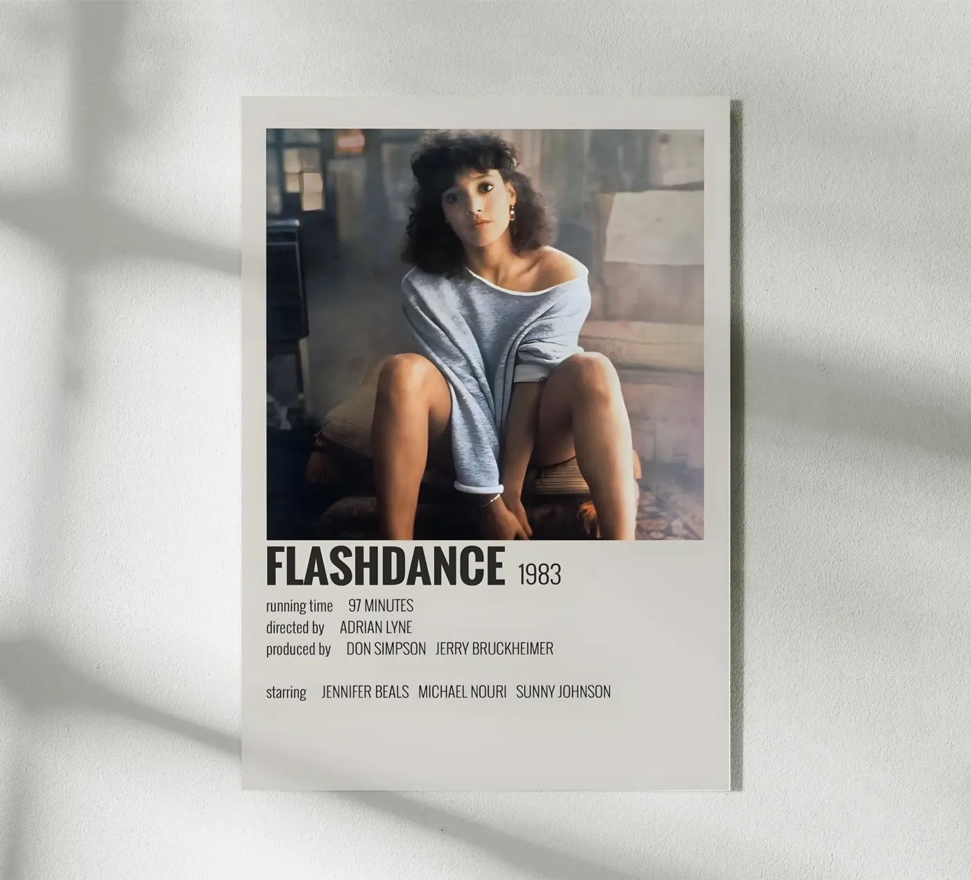 FLASHDANCE 1983 plexiglass da MVFminimalist