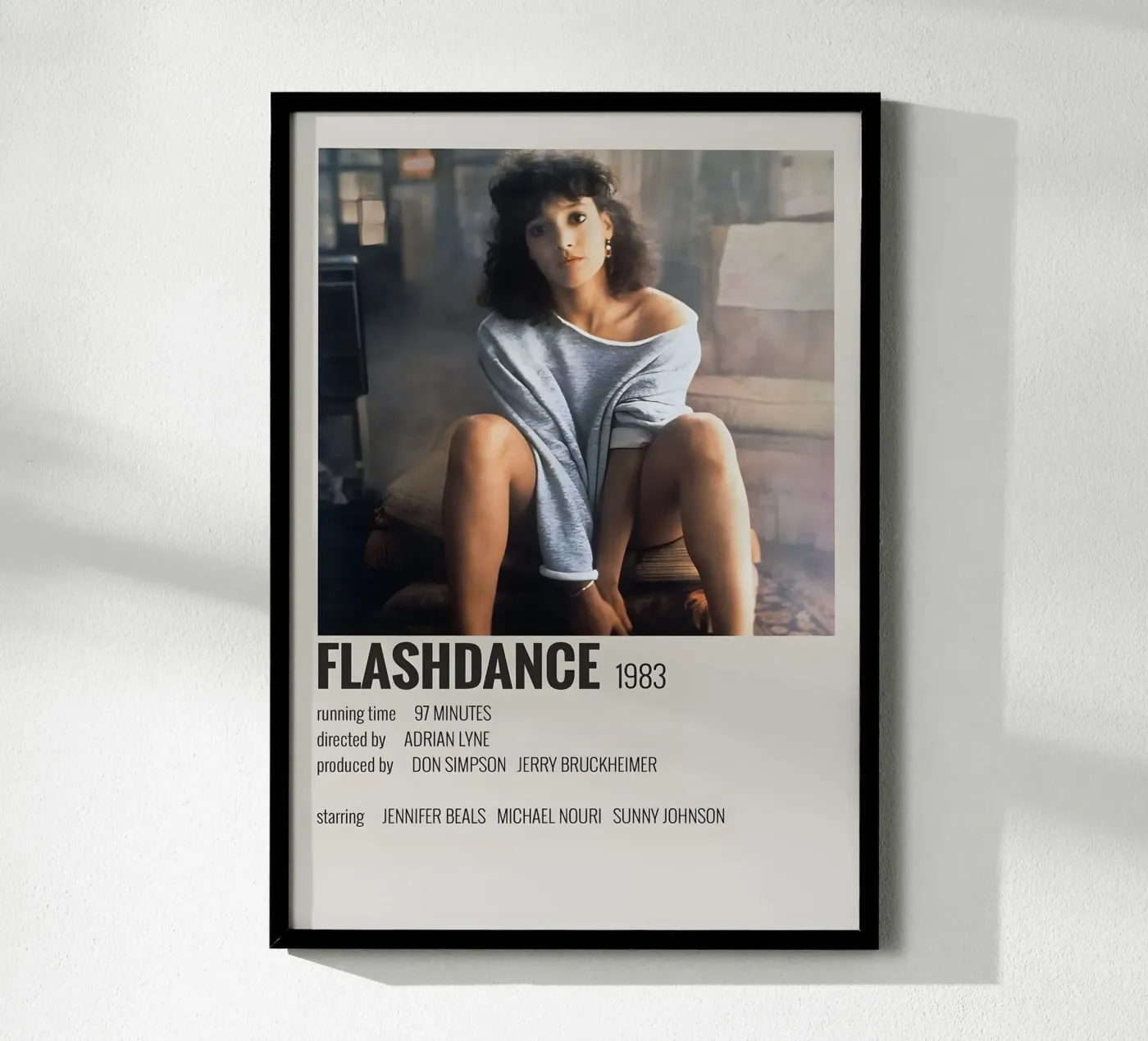 FLASHDANCE 1983 poster de MVFminimalist