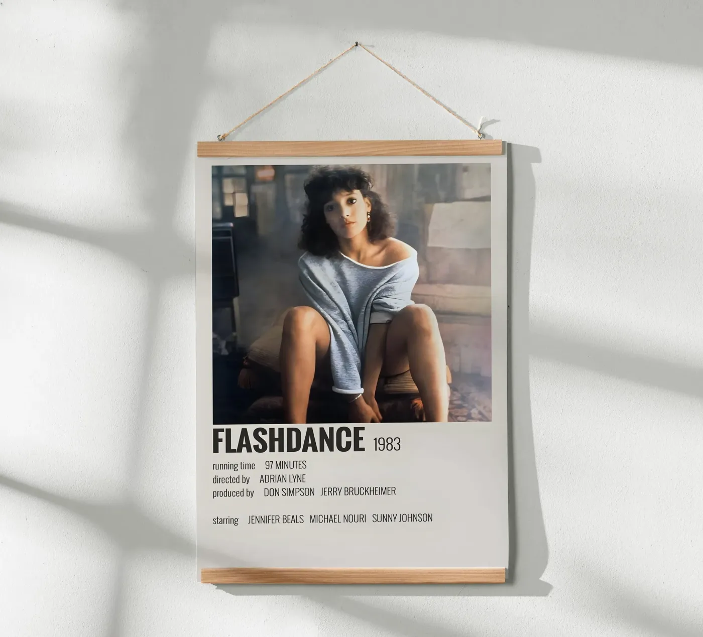 FLASHDANCE 1983 poster de MVFminimalist