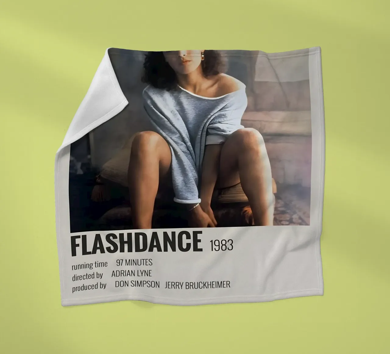 FLASHDANCE 1983 coperta in pile da MVFminimalist