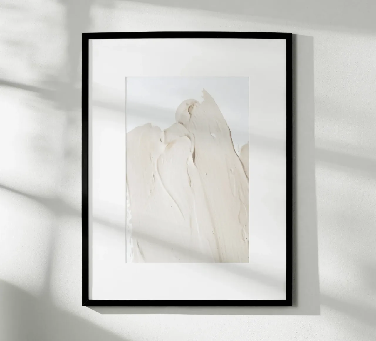 Stroke No3 poster con telaio in legno da KRUTH DESIGN