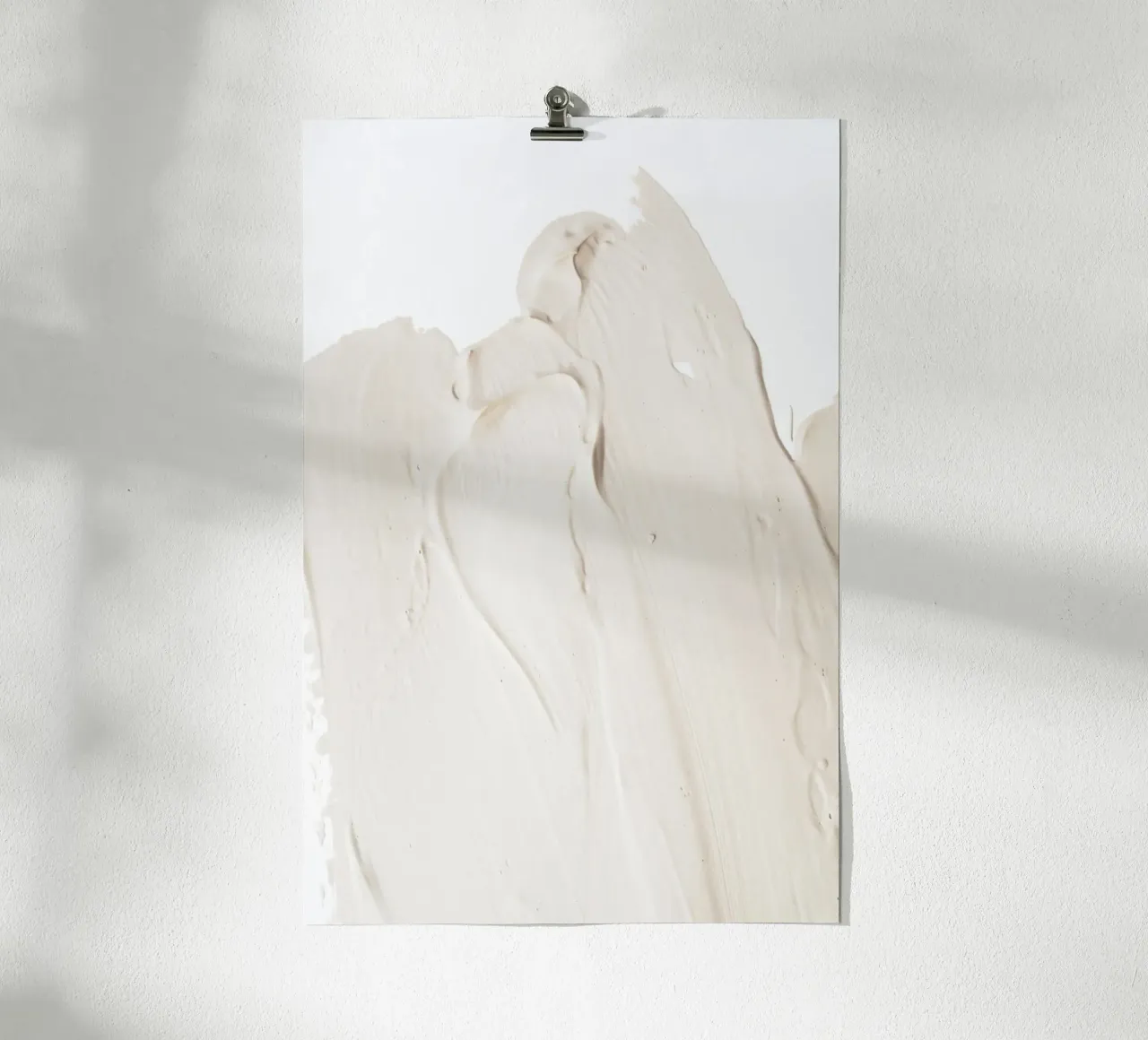 Stroke No3 poster con telaio in legno da KRUTH DESIGN