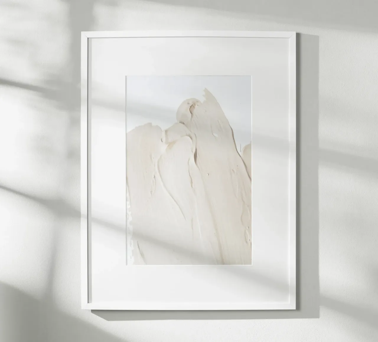 Stroke No3 poster con telaio in legno da KRUTH DESIGN