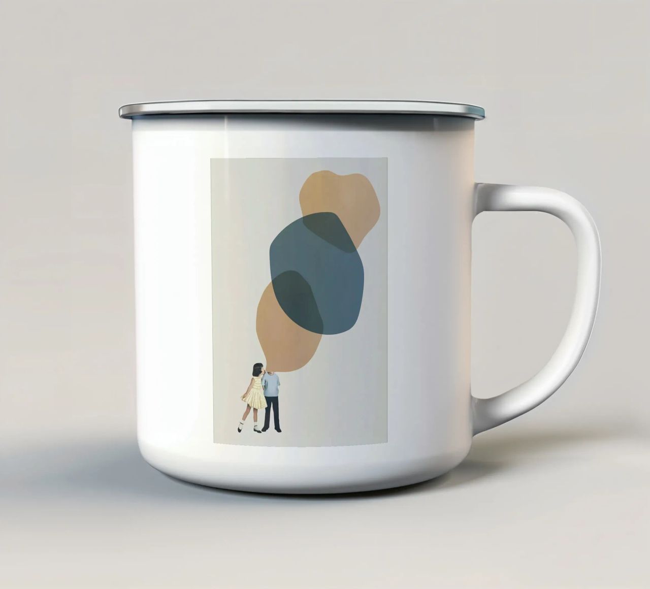 Una bolla d'amore tazza in smalto da kurumacity