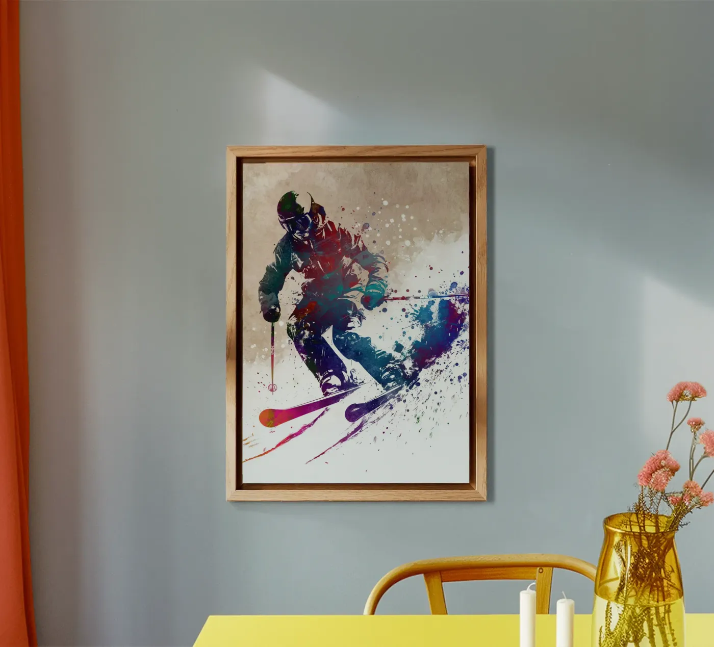 Arte dello sci alluminio dibond da SPORT