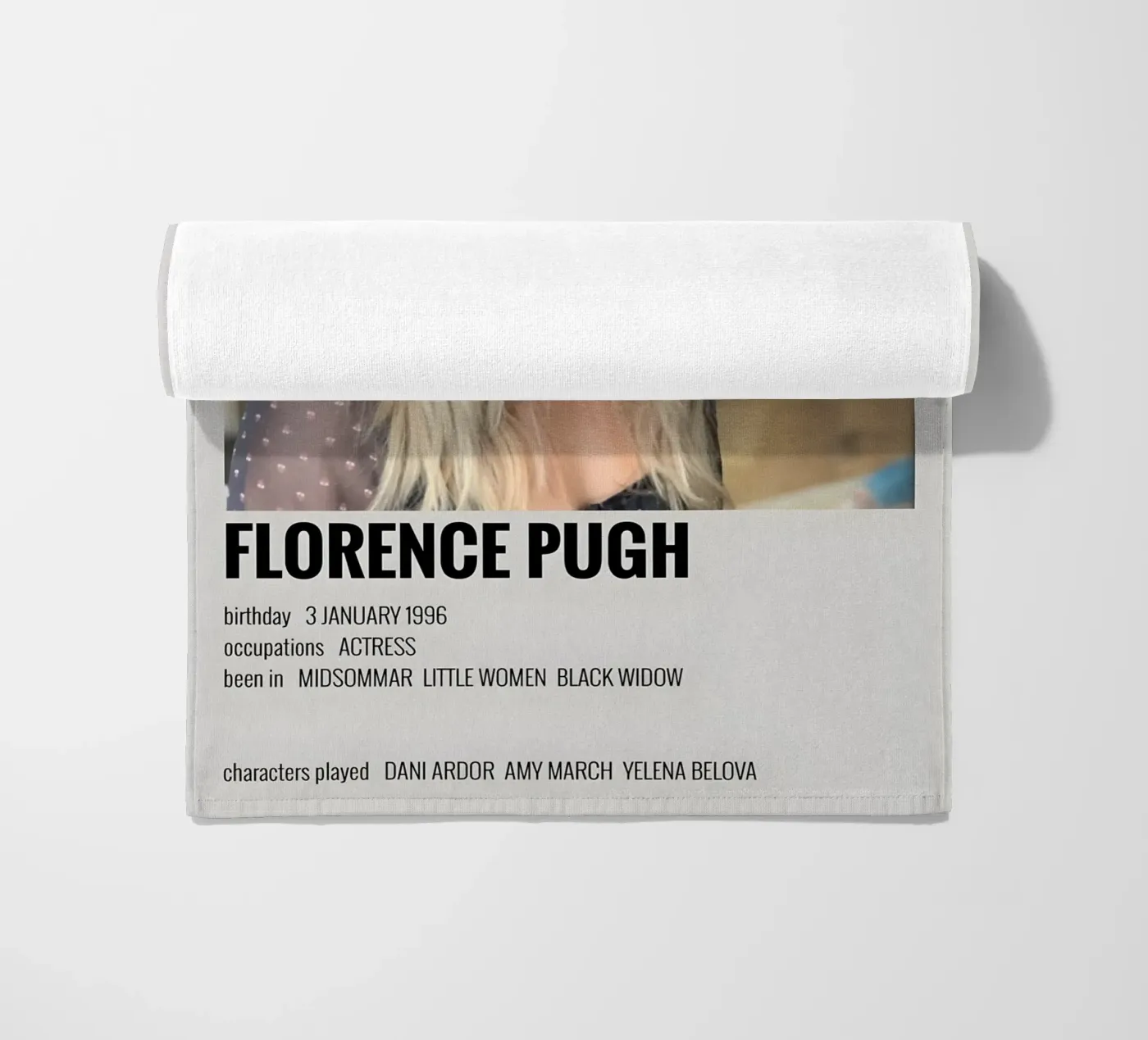 FLORENCE PUGH telo mare da MVFminimalist