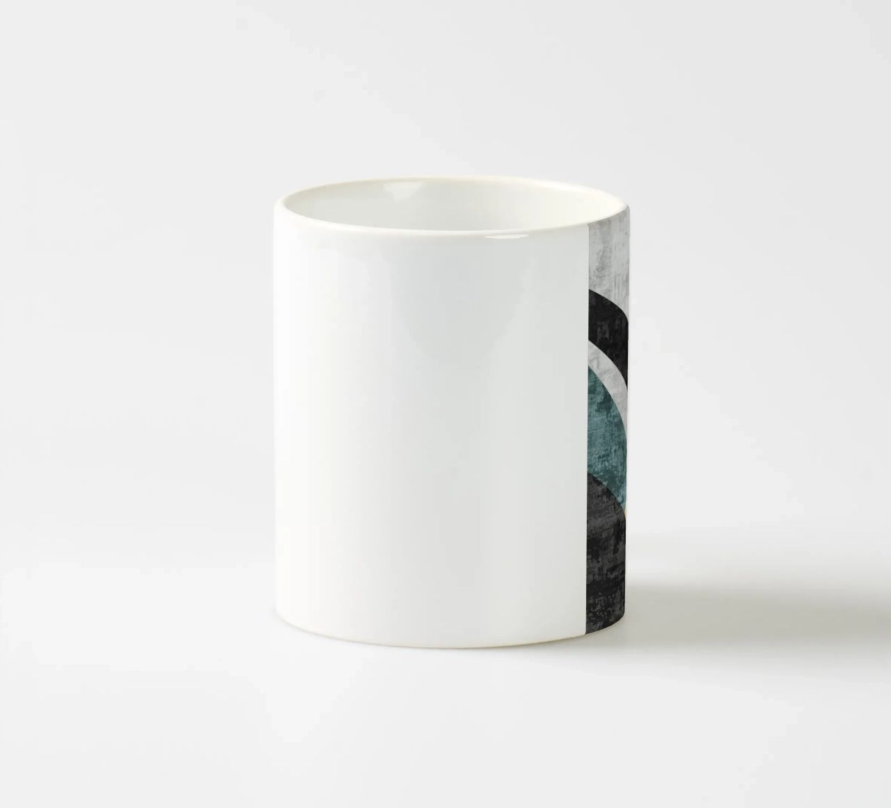 abstract geometric golden rectangle tazza in ceramica da vintageshop