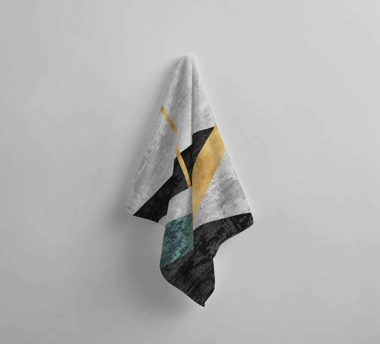 abstract geometric golden rectangle asciugamano da bagno da vintageshop