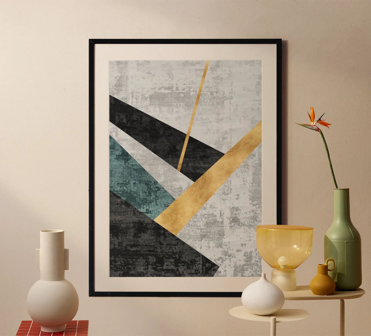 abstract geometric golden rectangle carta hahnemühle da vintageshop