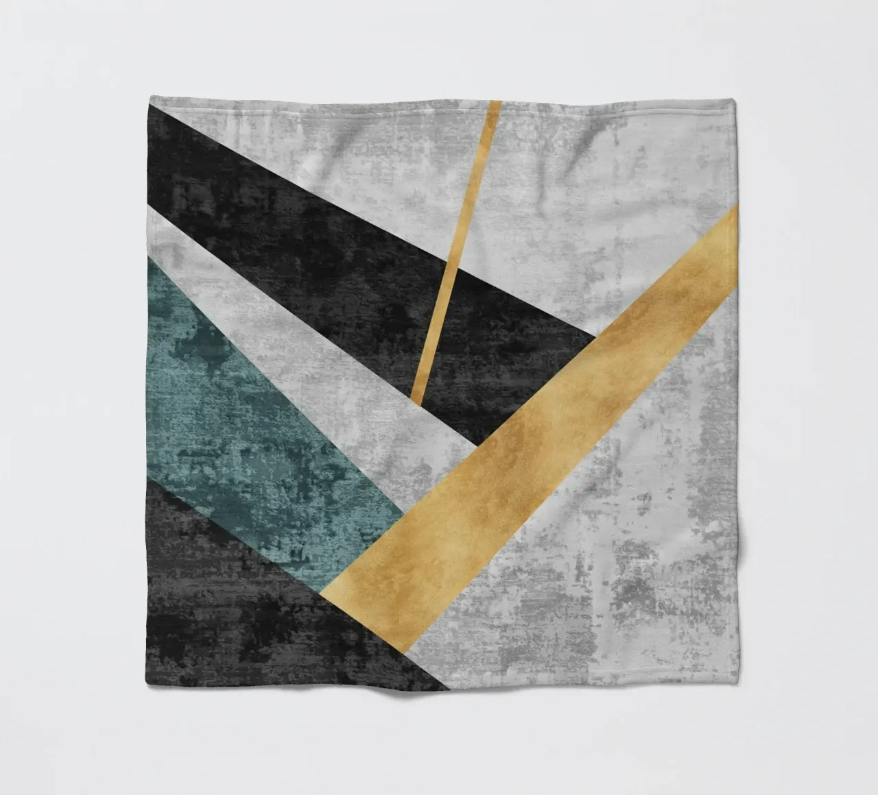abstract geometric golden rectangle manta de franela de vintageshop