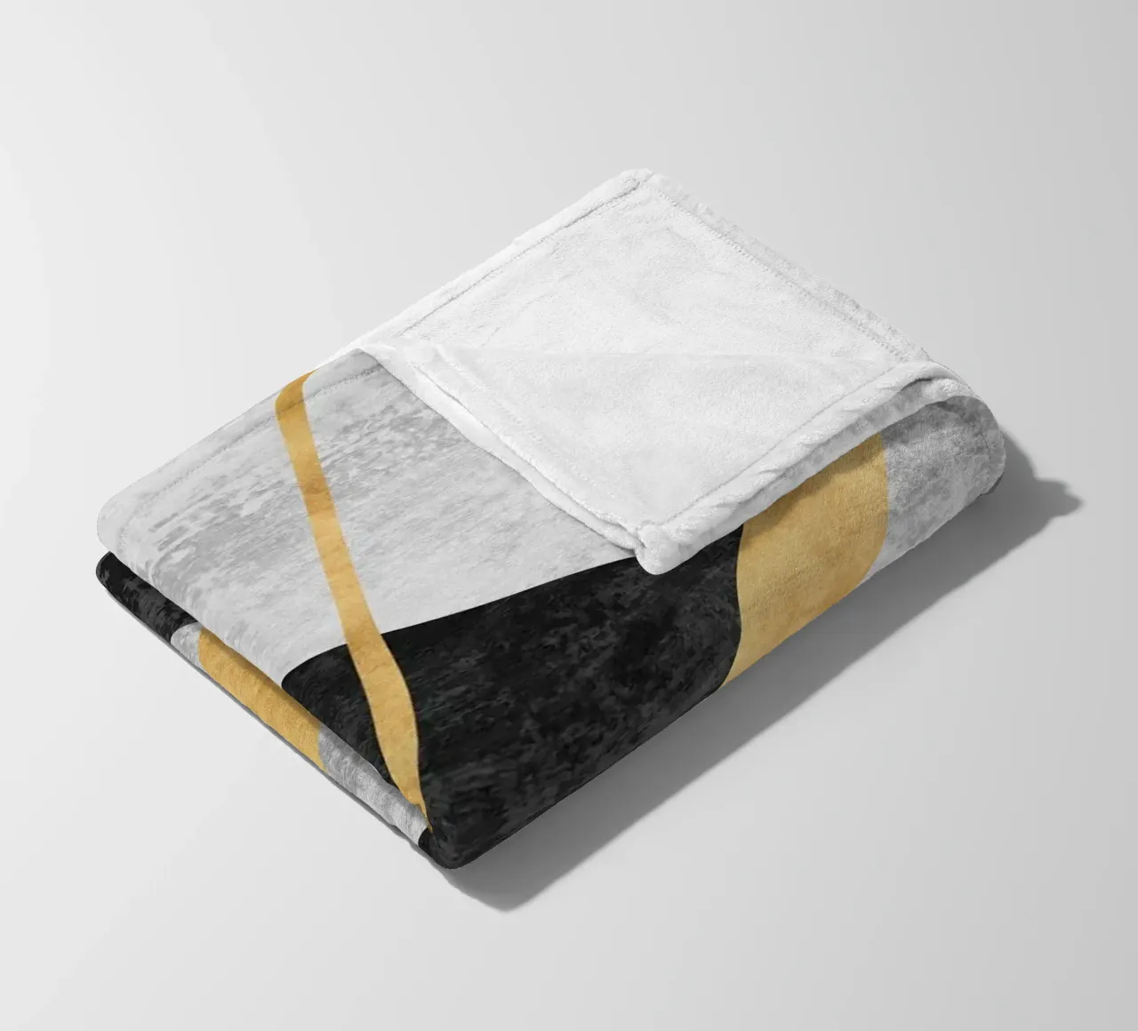 abstract geometric golden rectangle manta de franela de vintageshop