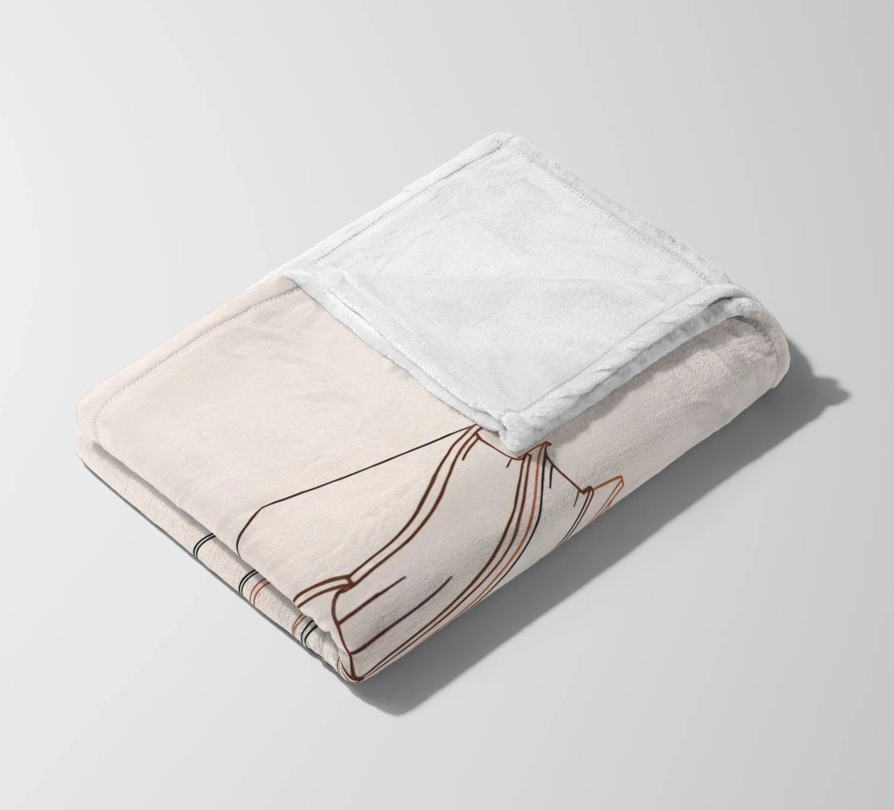 Pila di libri in stile minimal line art che mostrano vari coperta in pile da DesignDoodle