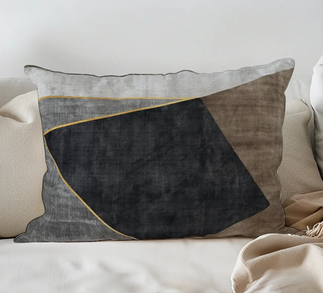 abstract geometric squares x cuscino da vintageshop