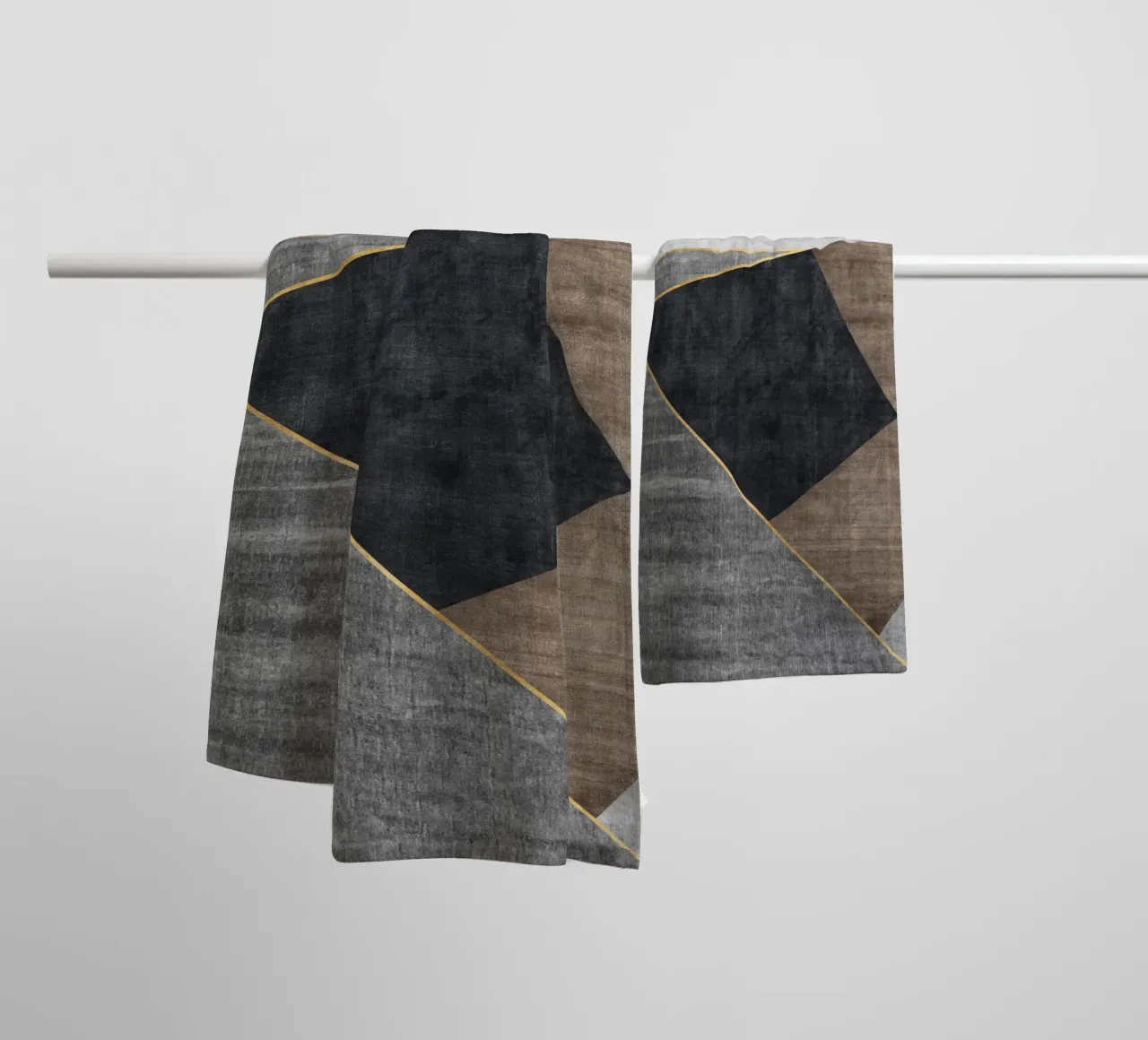 abstract geometric squares x asciugamano da bagno da vintageshop