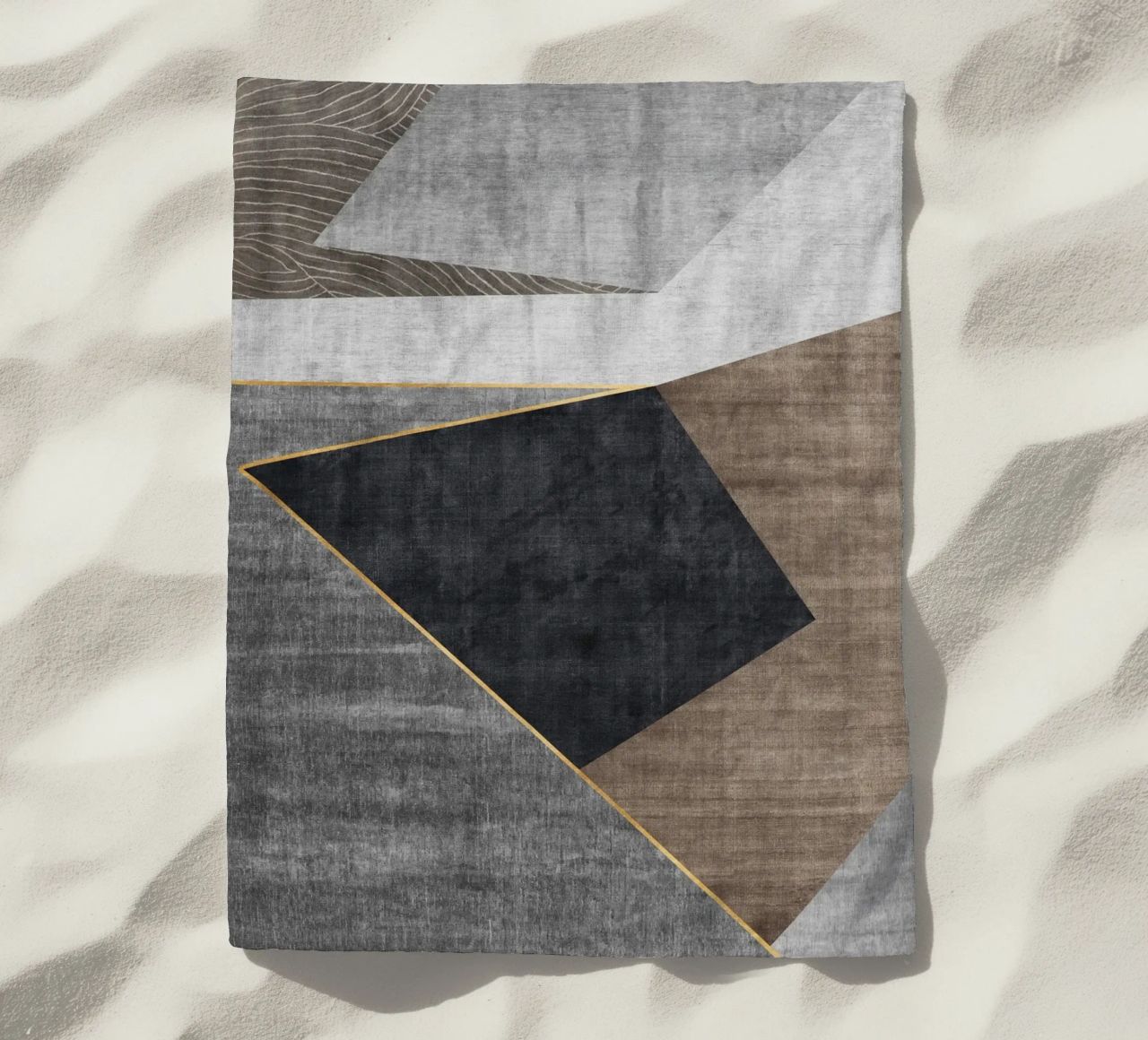 abstract geometric squares x telo mare da vintageshop