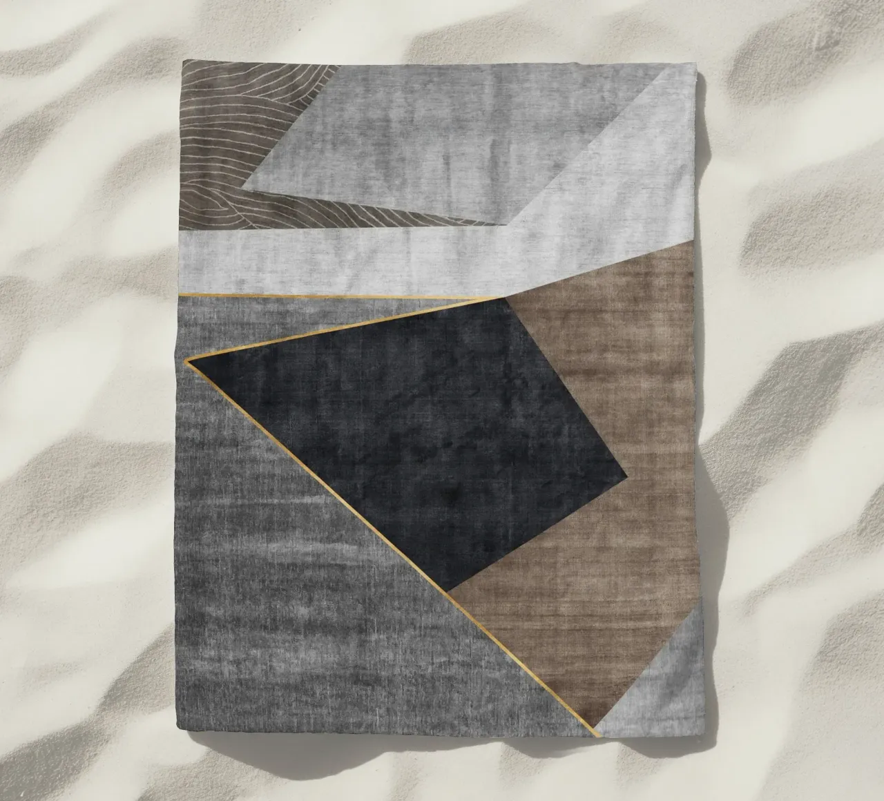 abstract geometric squares x telo mare da vintageshop