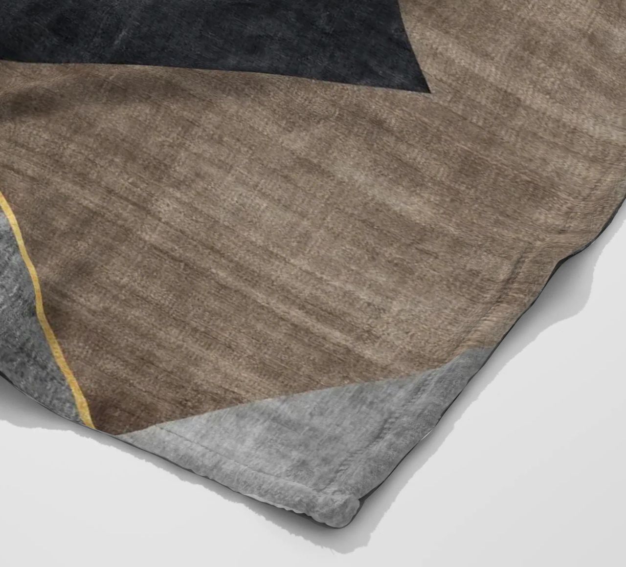 abstract geometric squares x coperta in pile da vintageshop